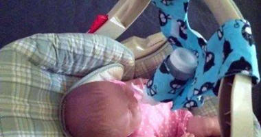 بالصور.. حمالة ببرونة بشكل عصرى تسهل من مهام الأم