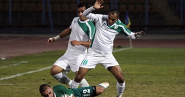 سعيد مراد يحرز الهدف الثانى للمصرى فى مرمى الاتحاد