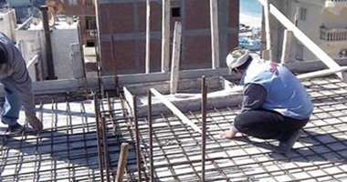 وقف أعمال البناء لعقارين والتحفظ على ونش ونصف طن أسمنت غرب الإسكندرية