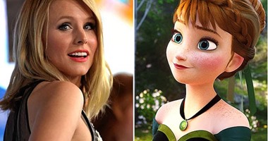بالصور.. شبه كبير بين شخصيات "Frozen" ونجوم العمل.. جوش جاد صاحب أعلى نسبة شبه بينه وبين أولاف.. وإيدينا مينزيل فى المرتبة الثانية ب،"إلسا".. وكريستين بيل فى المرتبة الثالثة بـ"آنا"