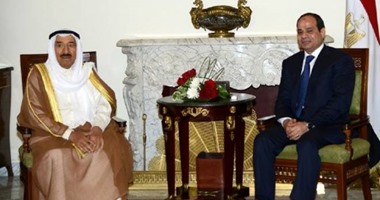 أمير الكويت يبعث ببرقية تعزية إلى الرئيس عبد الفتاح السيسي