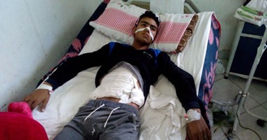 بالصور.. إصابة طالب إثر تعدى زميليه عليه داخل قطار فى مطوبس