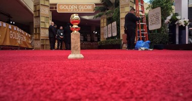 توافد النجوم على السجادة الحمراء لحفل توزيع جوائز جولدن جلوب