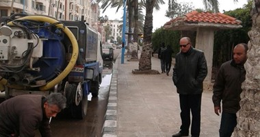 محافظة الإسكندرية تطبق نموذج محاكاة مفاجئ للنوات بثلاث مناطق