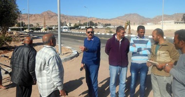 بالصور.. رئيس مدينة دهب يتفقد مشروعات الخطة الاستثمارية