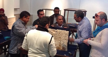 ننشر صورا لـ"معرض الآثار المستردة 2014-2015" قبل افتتاحه غدا