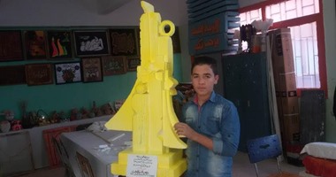 الطالب محمد عبد الرحمن يفوز بالمركز الأول فى مسابقة مصر المستقبل بجنوب سيناء