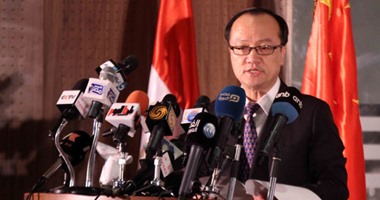السفير الصينى وأعضاء السفارة يصلون مطار القاهرة استعدادا لاستقبال"جين بينج"