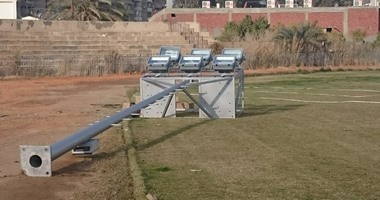 بالصور.. بعد نصف قرن إنارة ملعب منتخب السويس