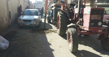 بالصور..حملة لتطهير آبار الصرف بالدقهلية لمواجهة الأمطار