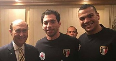 مميش يستقبل منتخب اليد فى الإسماعيلية