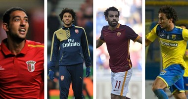 بالفيديو.. ماذا قدم المصريون فى ملاعب أوروبا الأحد