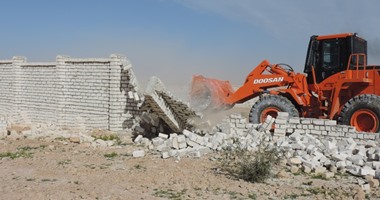 رفع 2368 طن قمامة ومخلفات مبانى وإزالة 170 حالة إشغال وتعدى بالمنيا