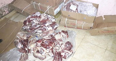 ضبط لحوم غير صالحة للاستهلاك الآدمى بالإسكندرية