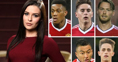 نجوم مانشستر يونايتد يطاردون نجمة إكس فاكتور عبر السوشيال ميديا