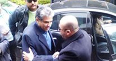 وصول وزير البيئة إلى المنوفية لزيارة مجموعة توشيبا العربى بقويسنا
