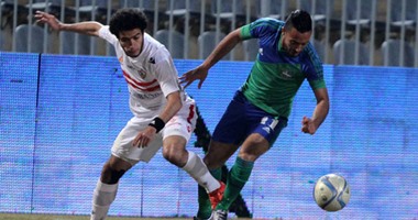 بالفيديو والصور.. .. نهاية الشوط الأول.. الزمالك 1-1 المقاصة