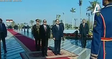 بدء الاحتفال بعيد الشرطة الـ 64 بتلاوة آيات من القرآن الكريم