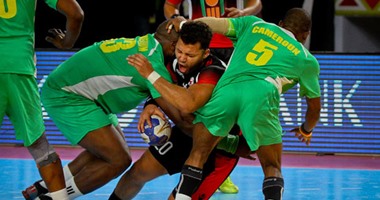 يد الفراعنة تهزم الكاميرون 20/30 فى بطولة أفريقيا