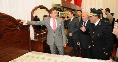 افتتاح معرض منتجات قطاع مصلحة السجون بمناسبة عيد الشرطة