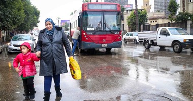 الموجة الباردة تتواصل  وأمطار غزيرة على القاهرة والجيزة
