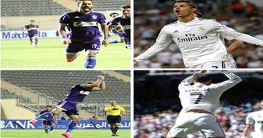 بالصور.. باسم مرسى يُقلد كريستيانو رونالدو
