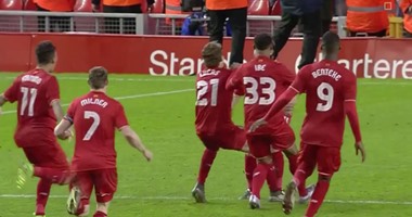 بالفيديو.. ليفربول فى نهائى كأس الرابطة الإنجليزية لأول مرة منذ 2012