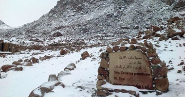 درجات الحراة بسانت كاترين الليلة 5 تحت الصفر.. واحتمال سقوط الثلوج