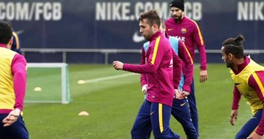 برشلونة يستعيد ألبا وتوران قبل موقعة أتليتيكو مدريد