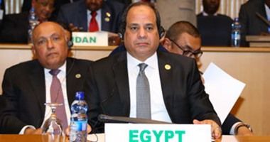 السيسي أمام مجلس السلم الأفريقى: ندعم اتفاق التسوية السلمية بجنوب السودان
