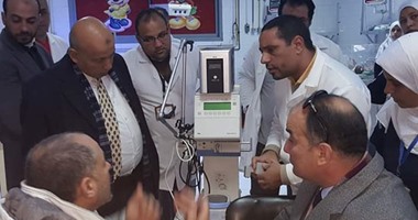 بالصور.. وكيل صحة الدقهلية يزور مستشفى أجا ويتابع العمل بالمبنى الجديد