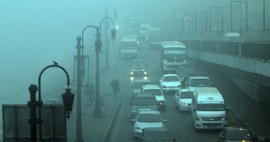 المرور يغلق طريقى الكريمات وإسكندرية الصحراوى بسبب الشبورة الكثيفة