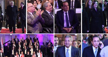 نجوم الفن والسياسة فى احتفالات الكنيسة الإنجيلية  بعيد الميلاد