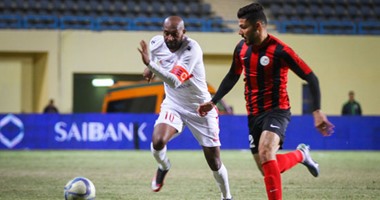 بالصور..الزمالك يتقدم على الداخلية بهدف الحاوى بعد ربع ساعة