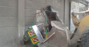 حملة لإزالة الإشغالات بقليوب
