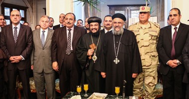 "كنيسة الإسكندرية" تستقبل المهنئين بعيد الميلاد المجيد