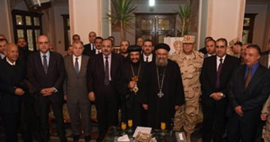بالصور.. مدير أمن الإسكندرية يهنئ الأقباط بعيد الميلاد المجيد