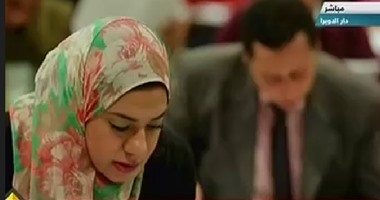 بالفيديو.. احتفالية يوم الشباب تعرض فيلما عن البرنامج الرئاسى لتأهيلهم للقيادة