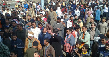 اعتصام 2000 من صيادى المطرية أمام قسم الشرطة