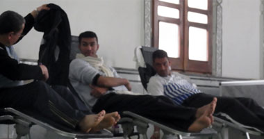 مديرية أمن الأقصر تنظم حملة للتبرع بالدم بمشاركة ضباط وأفراد ومجندى المديرية