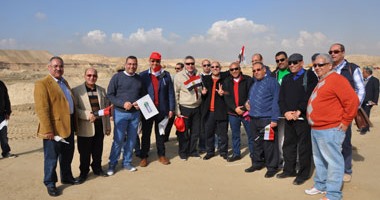 رئيس جاسكو والعاملون بالشركة يزورون موقع قناة السويس وشركة بتروجت