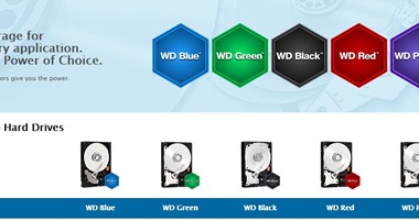 بالصور.. تعرف على ألوان أقراص التخزين Western Digital.. الأزرق للمستخدمين العاديين.. والأحمر الأفضل لمراكز البيانات.. الأخضر يصلح كذاكرة خارجية.. والأسود العملاق الجامح.. والأرجوانى للمراقبة الأمنية