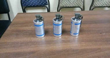 حبس شخصين لحيازتهما 3 قنابل يدوية فى الإسماعيلية