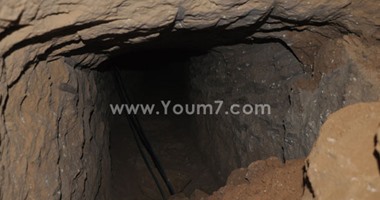 تدمير نفق حدودى بطول 1200 متر على الحدود لقطاع غزة