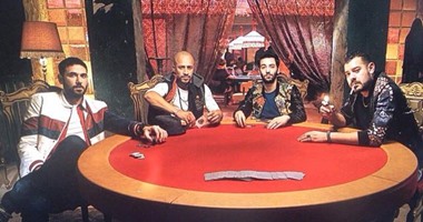صورة لأحمد عز وعمرو يوسف وأحمد داود وكريم قاسم نصابين بـ"ولاد رزق"