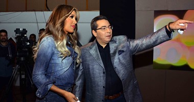 بالصور.. استعدادات مايا دياب لسهرة رأس السنة مع محمود سعد على النهار