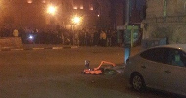 تفكيك عبوة هيكلية بمدفع مياه فى المطرية