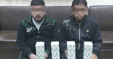 ضبط عاطلين بحوزتهما 7000 قرص تامول بالمحلة