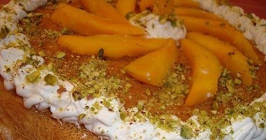 طريقة بسيطة لعمل الكنافة بالمانجو