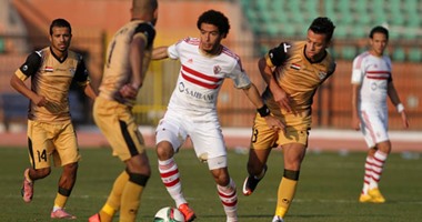 الزمالك يهزم الإنتاج الحربى 1/2 وديا